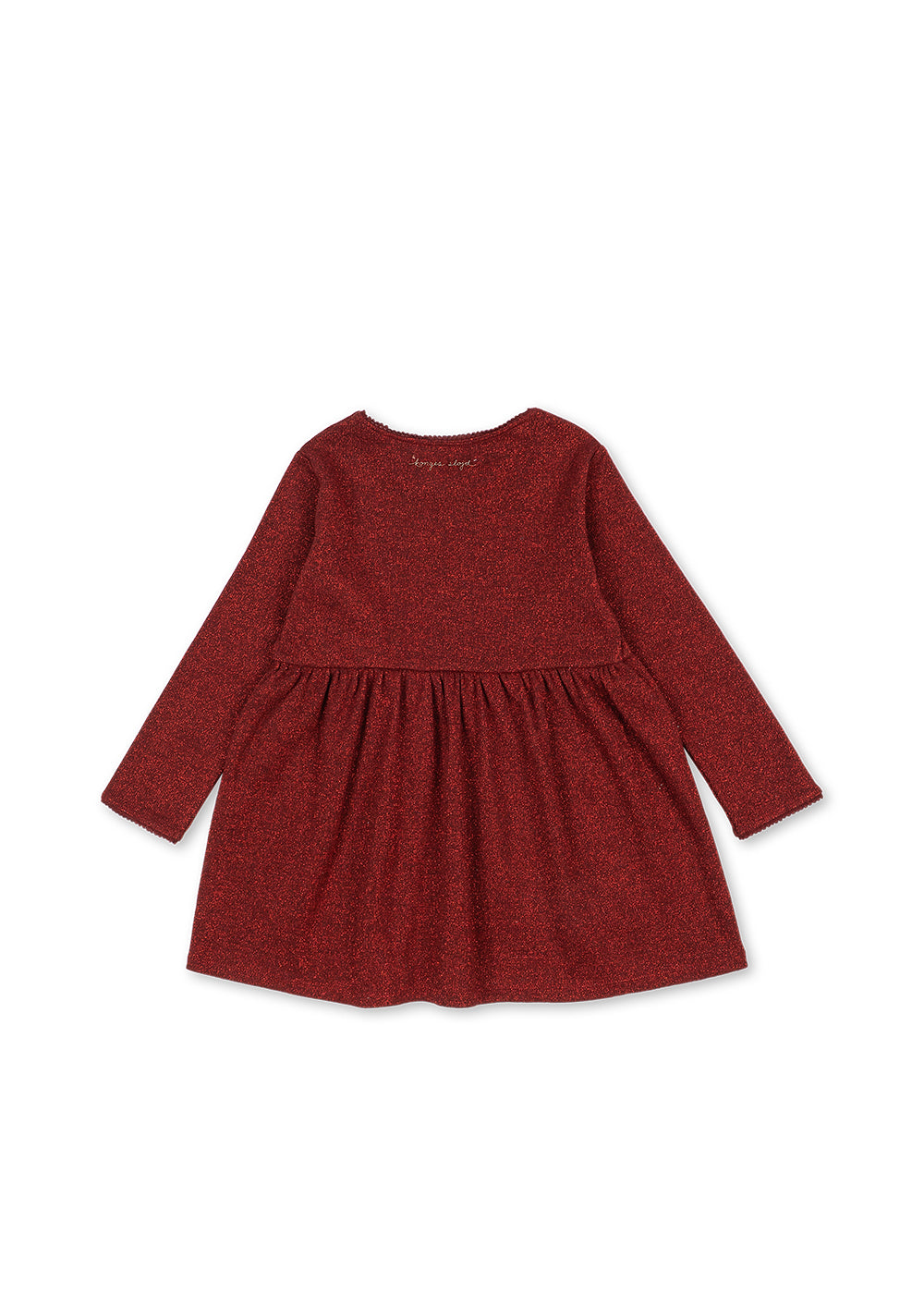 Konges Sløjd - Roli Glitter Dress - Rød - Jente - 1- 8 år