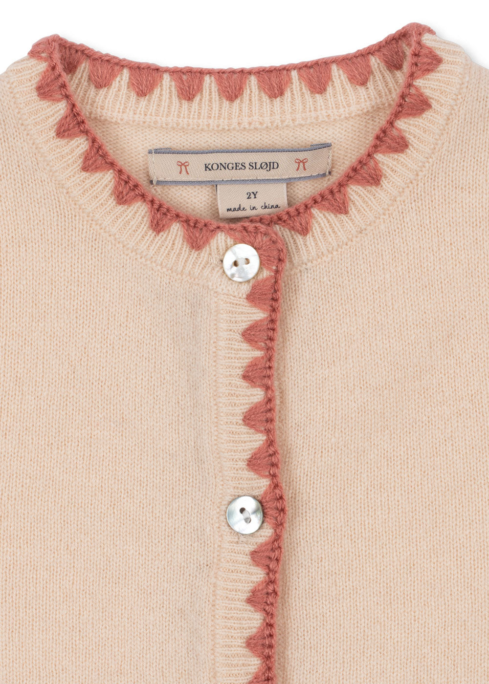 Konges Sløyd - Colette Cardigan - Rosa - Jente - 1-8 år