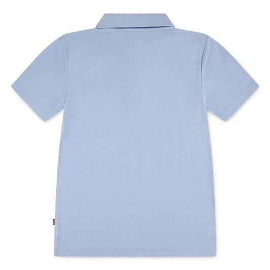 Levi's – Piquet T-skjorte med jeanslogo – Lysblå – Gutt – 4-12 år