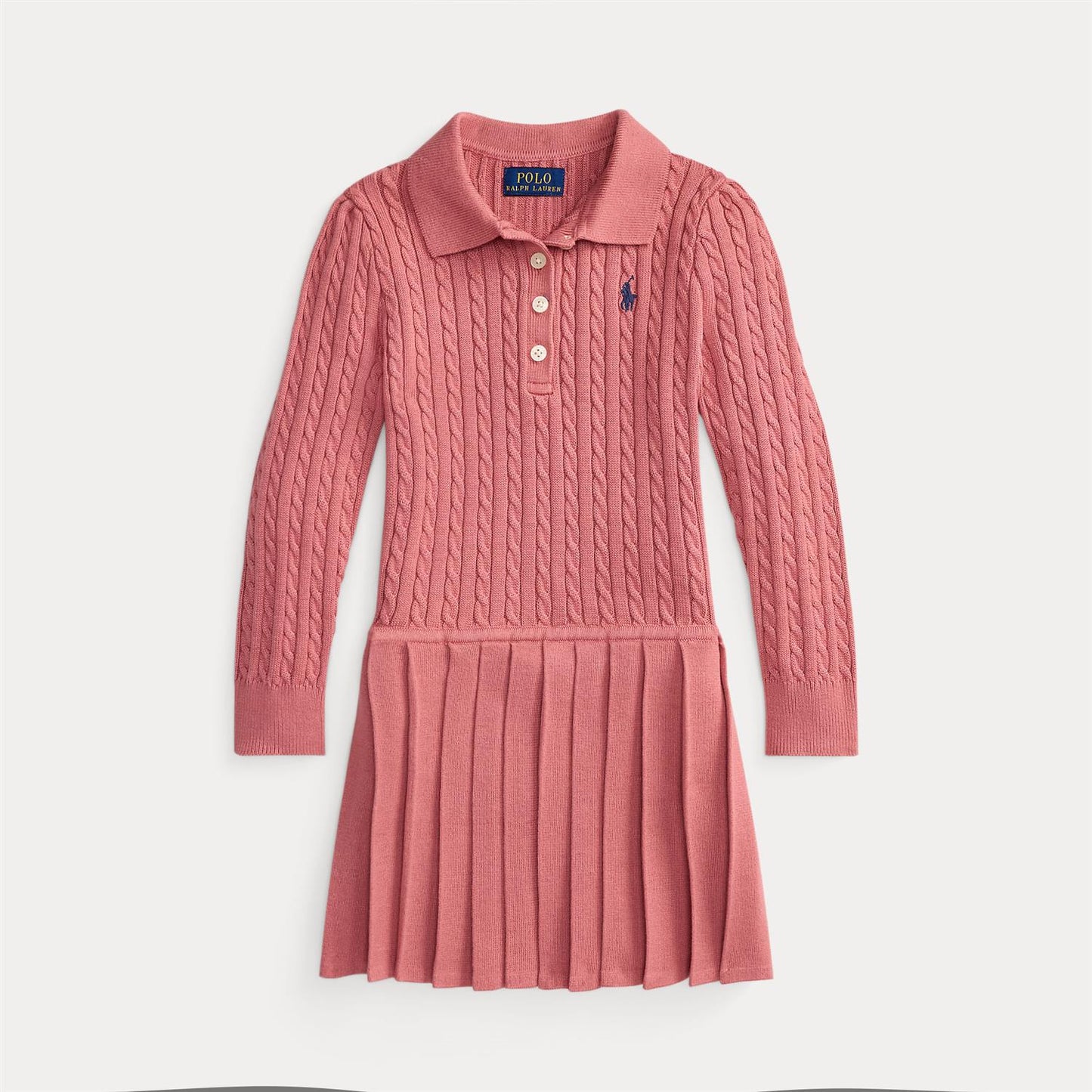 Polo Ralph Lauren - Piquet Kjole  - Flette - Jente - 7 år