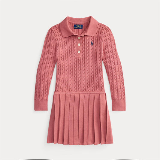 Polo Ralph Lauren - Piquet Kjole  - Flette - Jente - 7 år