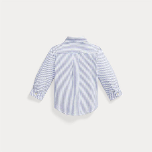 Ralph Lauren - Skjorte - Striper - Cotton - Gutt - 9-24 mnd