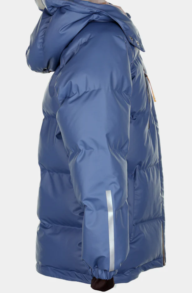 Kattnakken - Boblejakke sludd junior - Blå - Unisex - 7-12 år