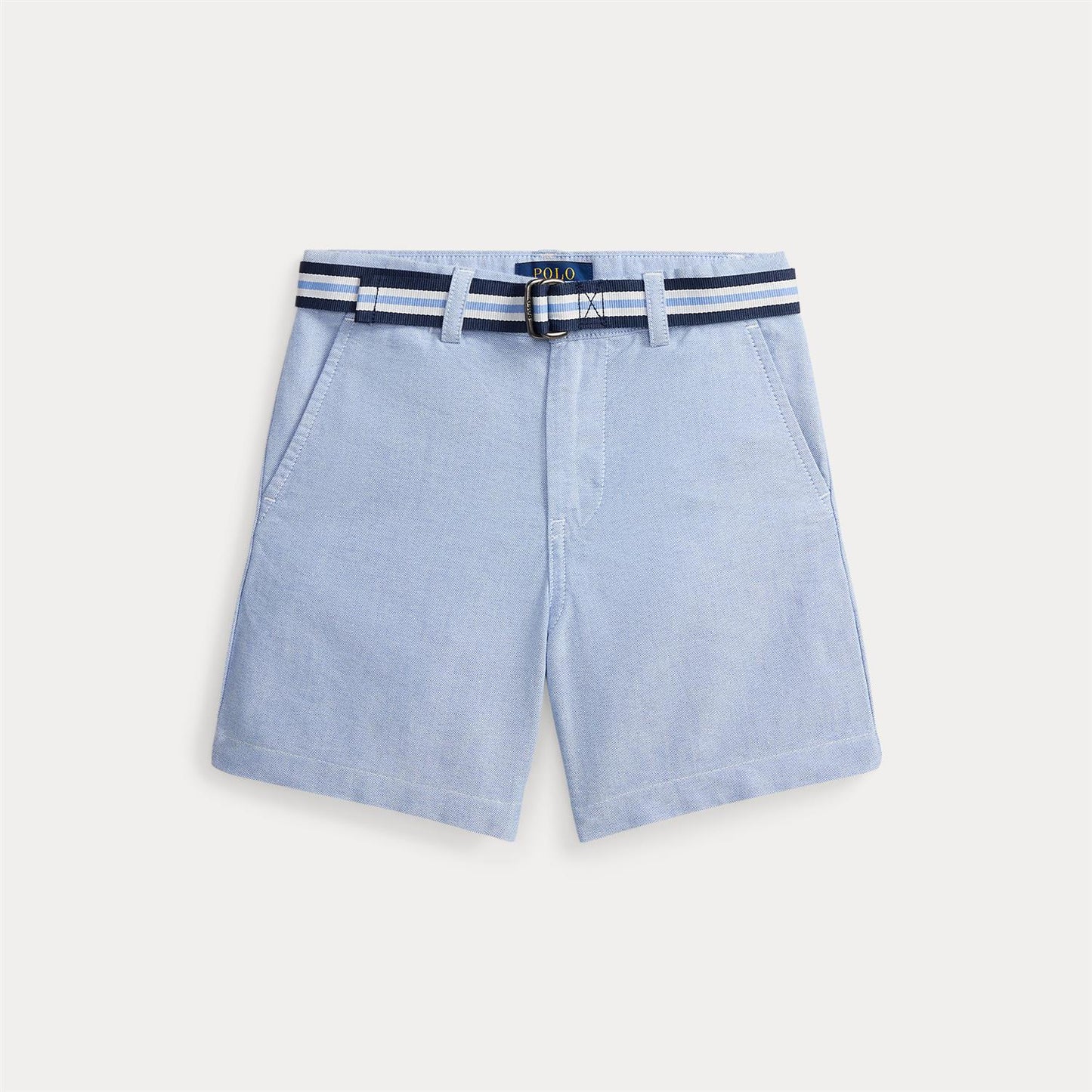 Polo Ralph Lauren – Chinos shorts med belte – Lyseblå – Gutt – 2-7 år