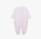 Baby Gi - Velour heldrakt - Lysrosa - Jente - 1-6 mnd