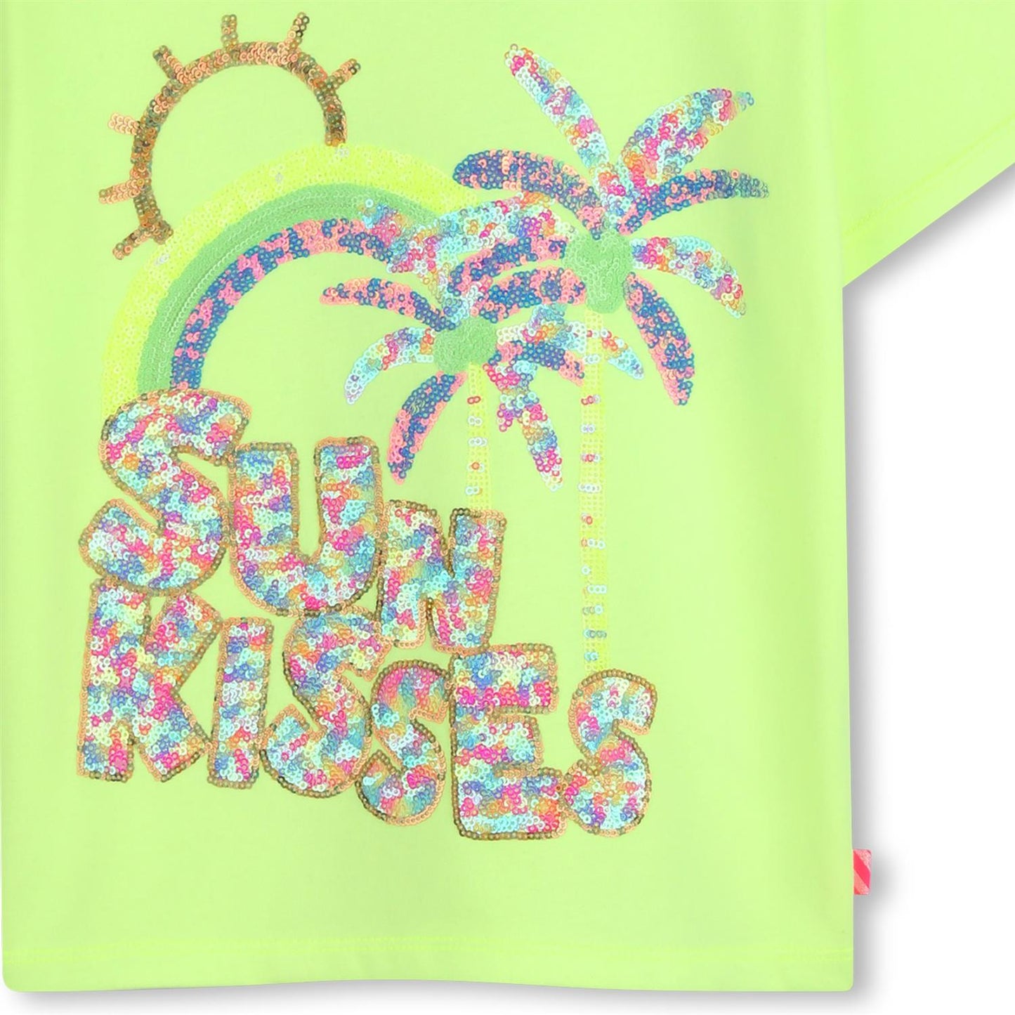 Billieblush – T-skjorte med print – Gul – Jente – 4-12 år