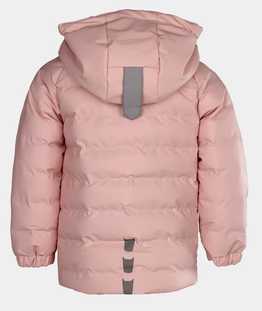 Kattnakken – Regnboblejakke med vanntett fôr – Rosa – Jente – 1-6 år