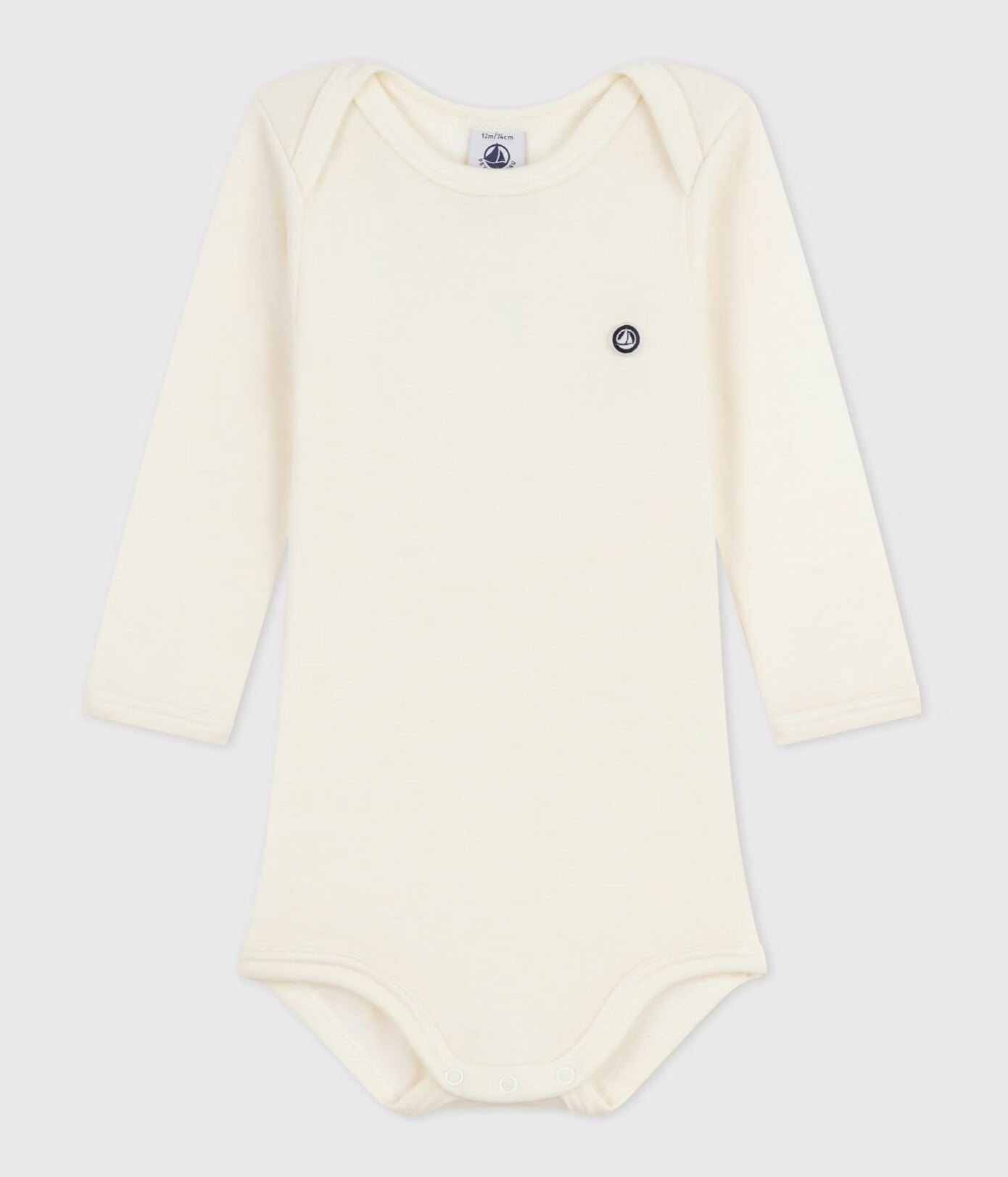 Petit Bateau - Ullbody - Offwhite - Unisex - 3-36 mnd
