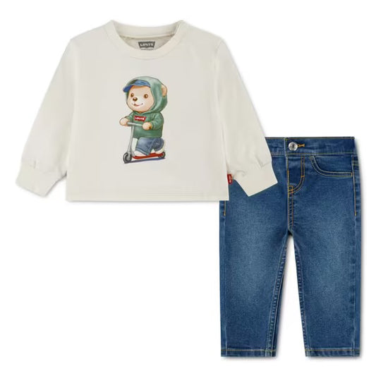 Levi’s – Todelt sett med genser og jeans – Gutt – 1-3 år