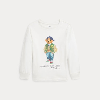 POLO BEAR COTTON LONG-SLEEVE TEE