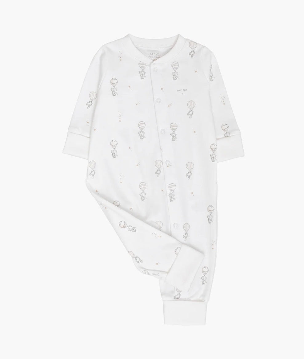 Livly - Flying Elephants Overall - Unisex - 3-18 mnd