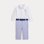Polo Ralph Lauren – 2-delt sett med skjorte og bukse – Gutt – 0-2 år