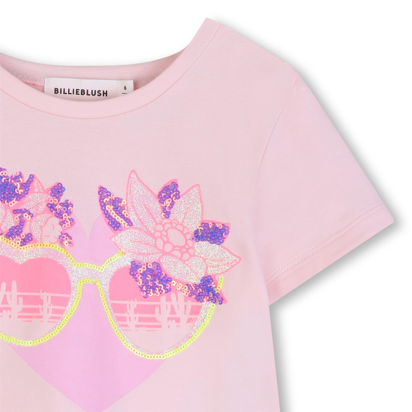 Billieblush – T-skjorte med print – Rosa – Jente – 4-12 år