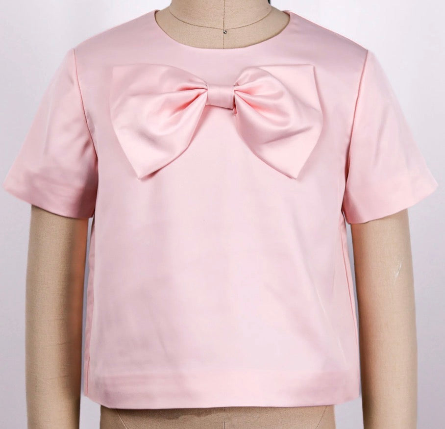 Prinsessefin – Celeste Bluse med Sløyfe – Rosa – Jente – 4-12 år