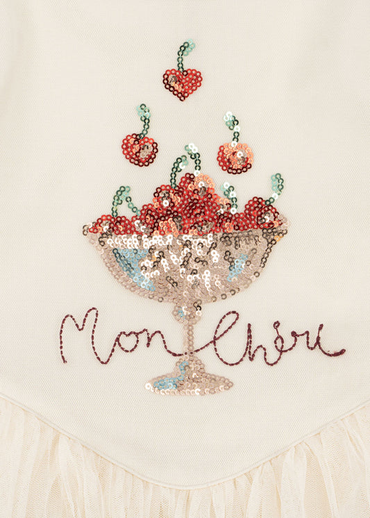Konges Sløyd -Heartlily Dress  - Kjole - Offwhite  - Jente - 2-8 år