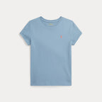 Polo Ralph Lauren – T-skjorte med brodert hest – Blå – Jente – 7-16 år