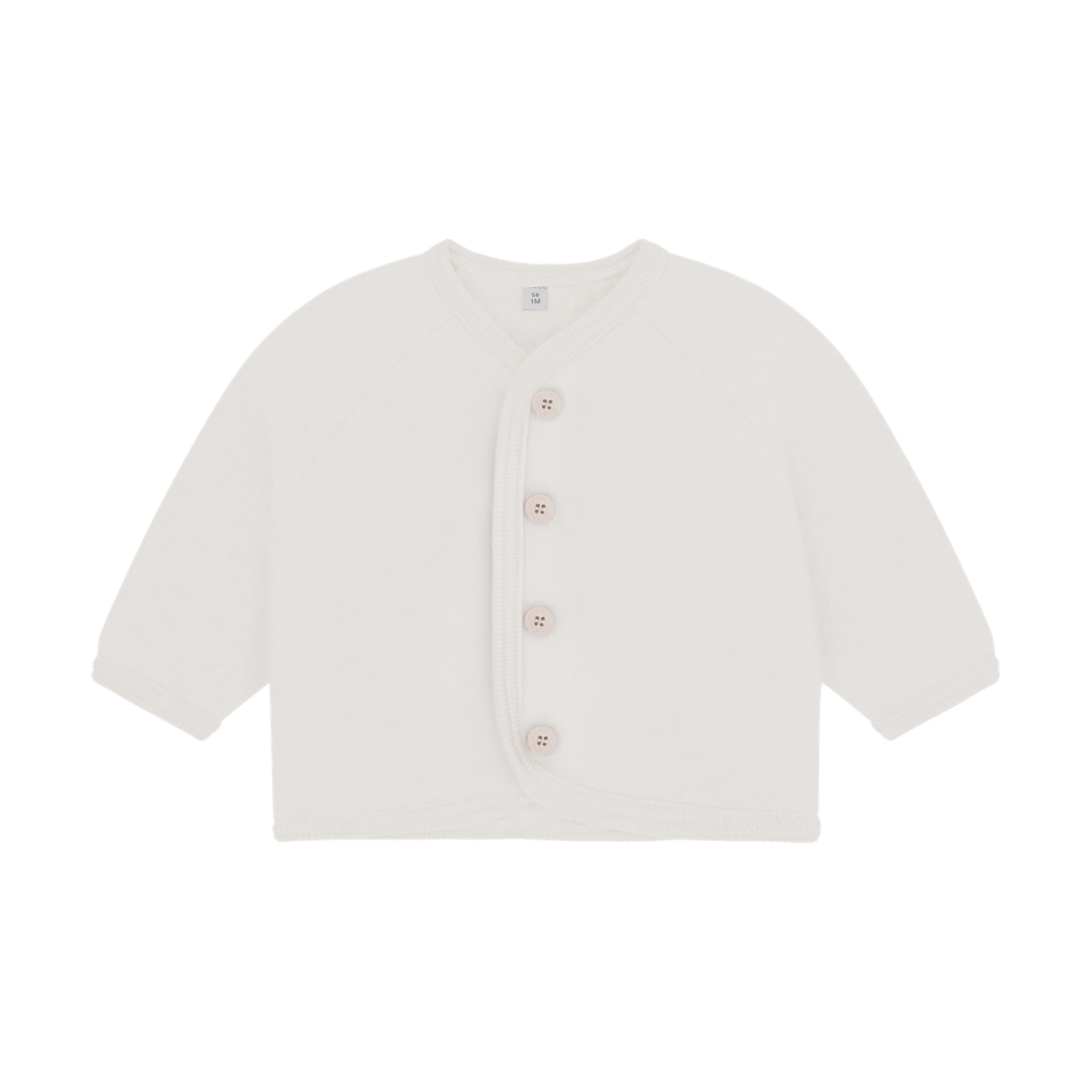 Huttelihut - Jakke  -  - Ullfleece - Offwhite - Unisex - str. 56-68 cm