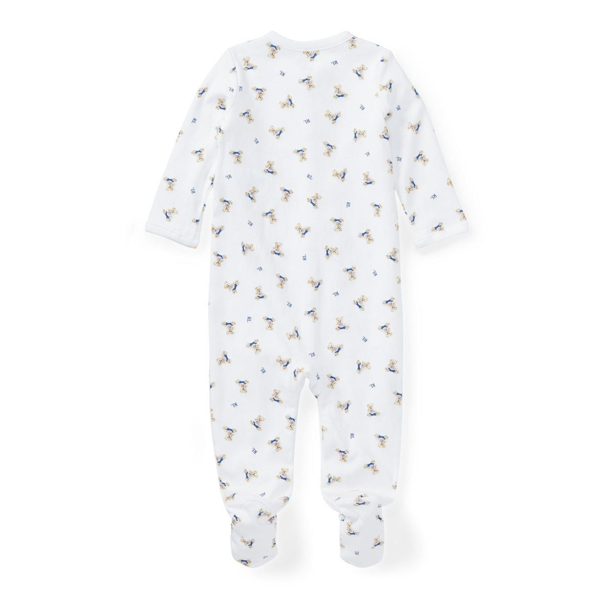 Polo Ralph Lauren – Bamsepyjamas – Hvit – Gutt – 0-1 år