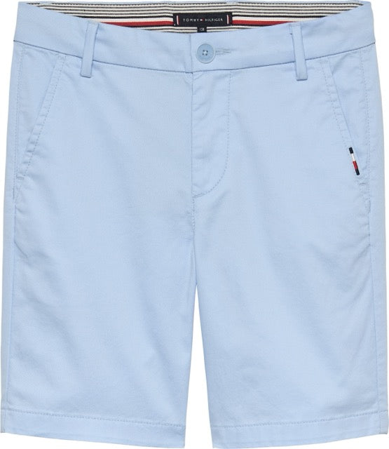 Tommy Hilfiger - Chinos shorts - Lysblå - Gutt - 8-16 år
