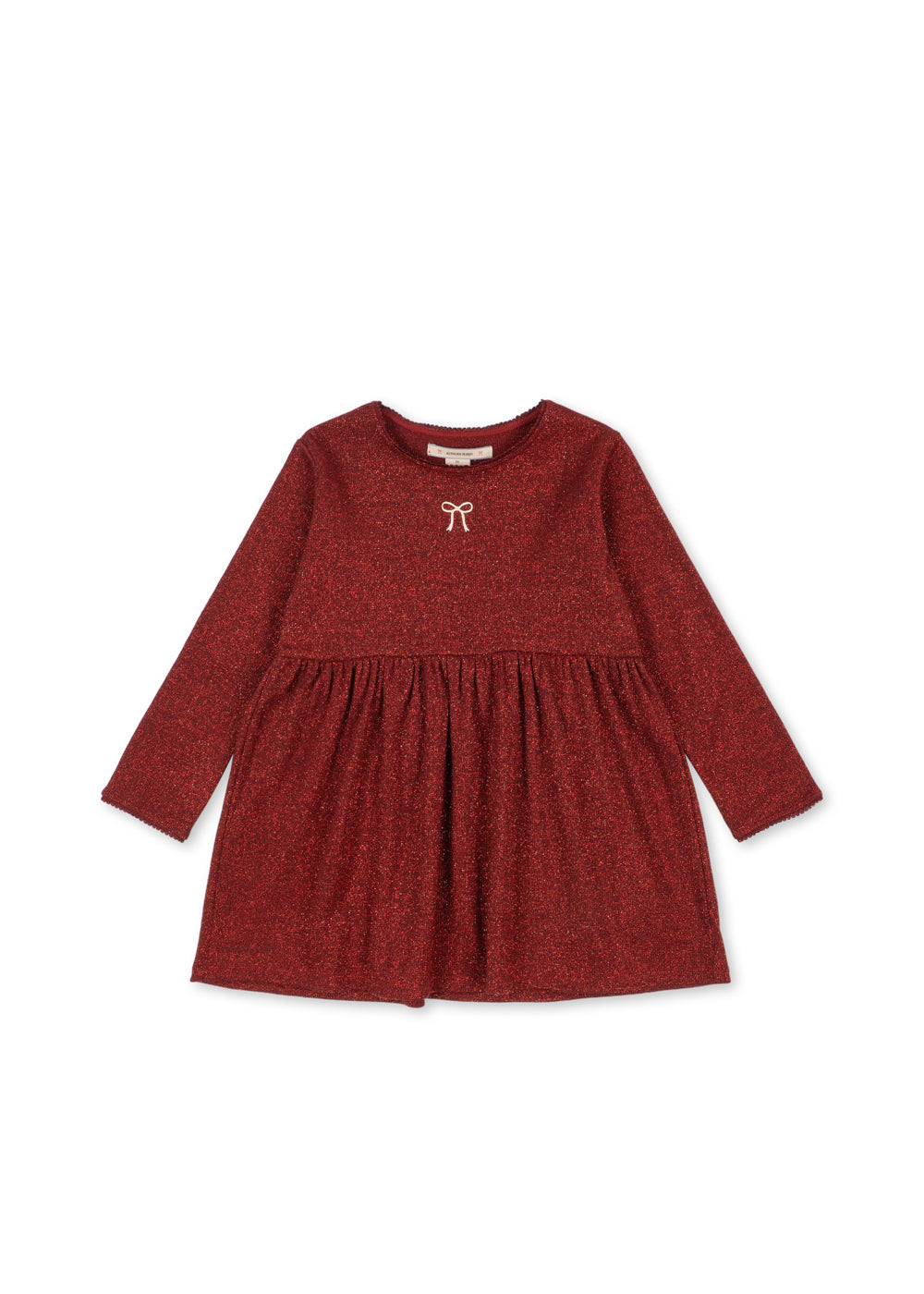 Konges Sløjd - Roli Glitter Dress - Rød - Jente - 1- 8 år