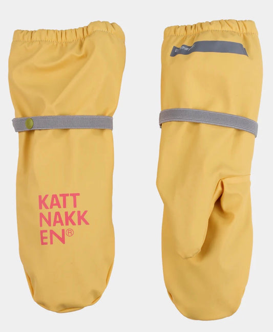 Kattnakken - Regnvotter - Bananskum - Unisex - 0/1-5/6 år