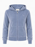 Vilje & Ve - Hermine Velour Jacket - Sky Blue - Jente - 6-12 år