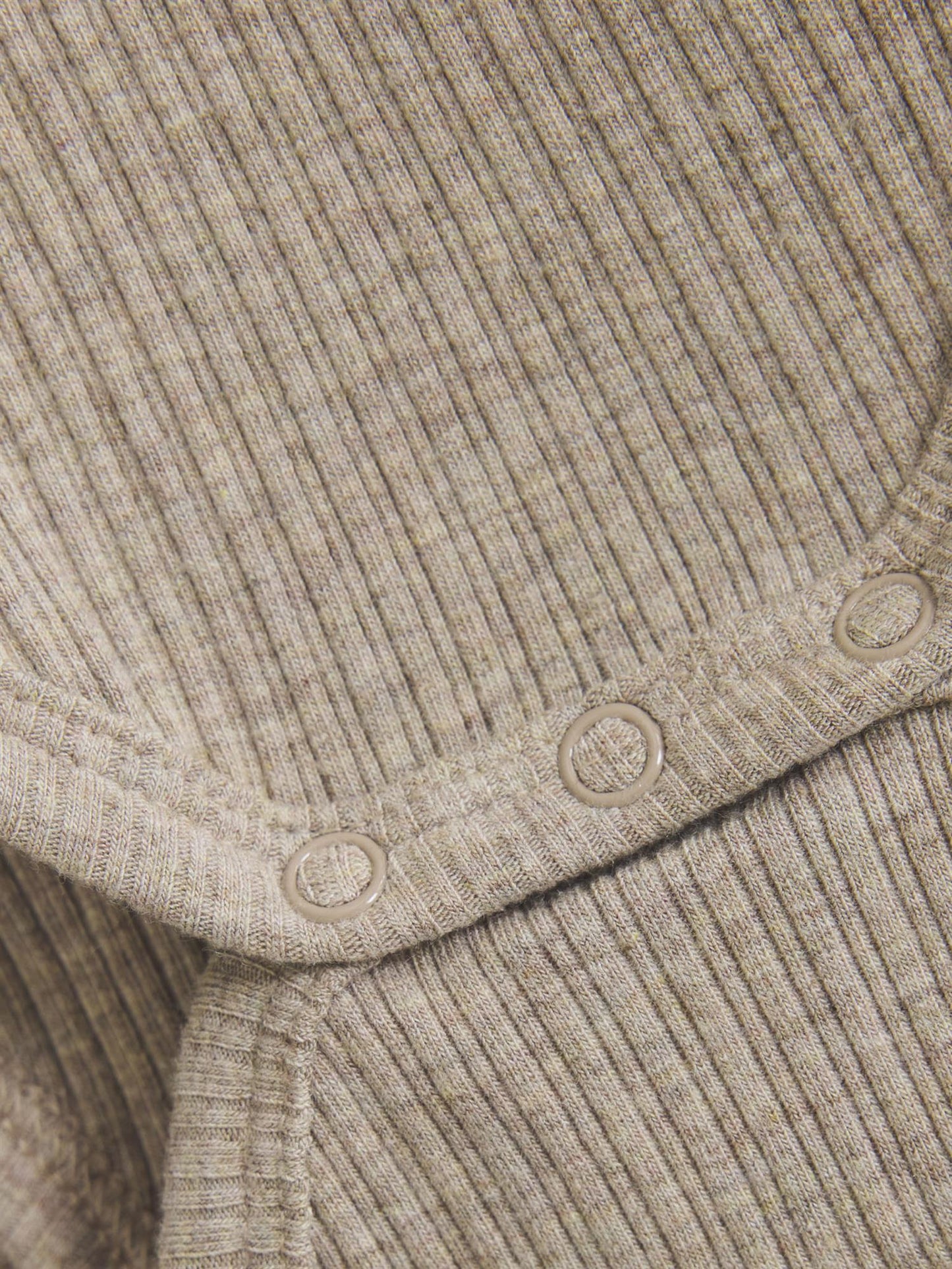 Huttelihut – Body i ribb med modal – Beige – Unisex – 0.25-2 år