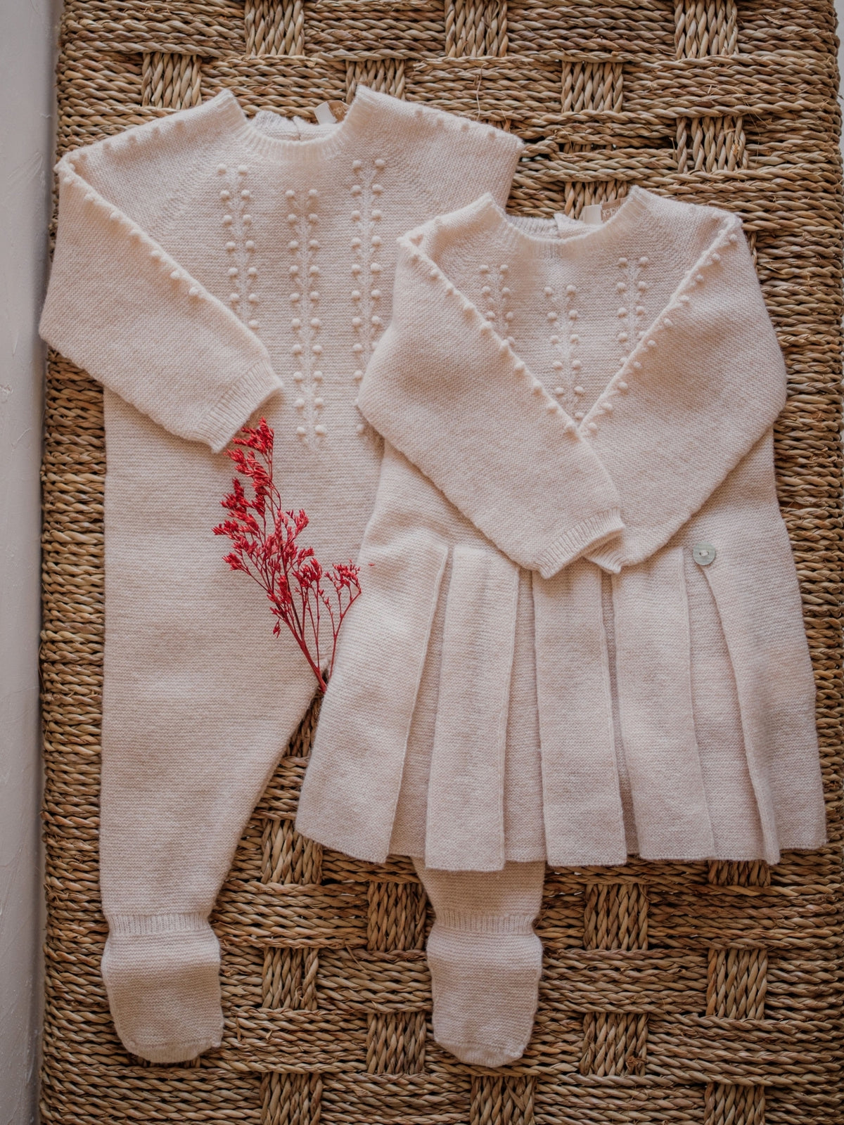 Wedoble – Ullkjole – Beige – Jente – 0-3 år