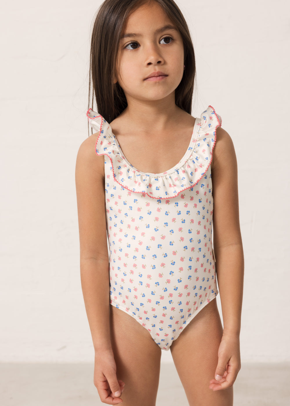 MarMar Copenhagen - Swilla Badedrakt - Blomstret - Jente - 4/5-8/9 år