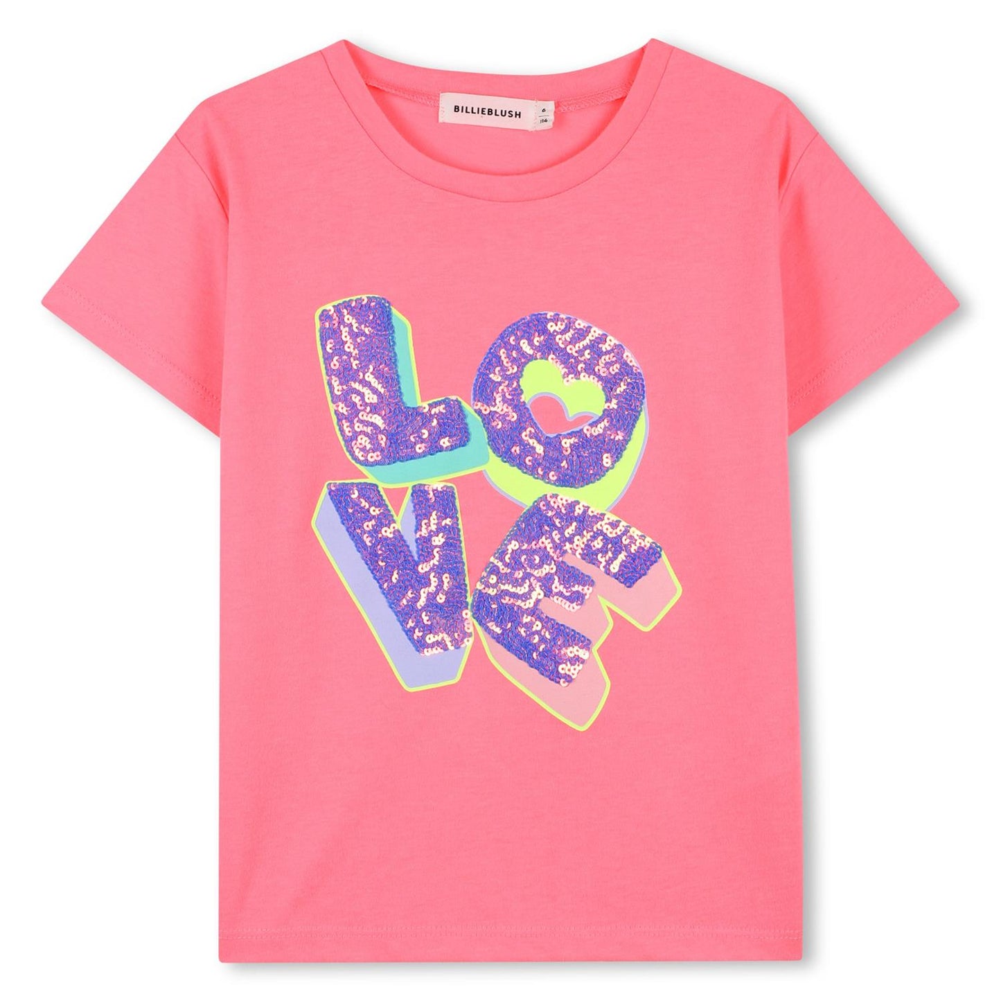 Billieblush – T-skjorte med print – Rosa – Jente – 4-12 år