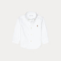 Ralph Lauren - Skjorte - Hvit  - Cotton - Gutt - 9-24 mnd