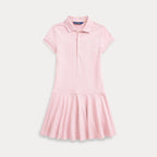 Polo Ralph Lauren – Piquet-kjole med hvit hest – Rosa – Jente – 2-6 år