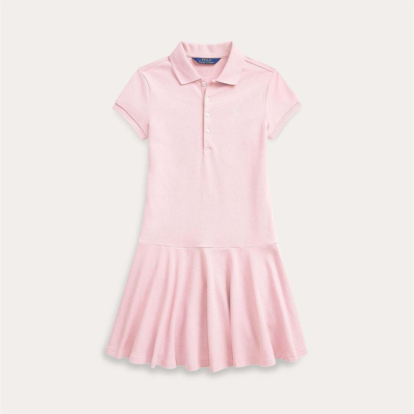 Polo Ralph Lauren – Piquet Kjole med hestemotiv – Rosa – Jente – 7-14 år