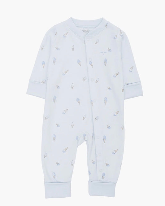 Livly – Ice Cream Overall uten føtter – Blå – Gutt – 0-2 år