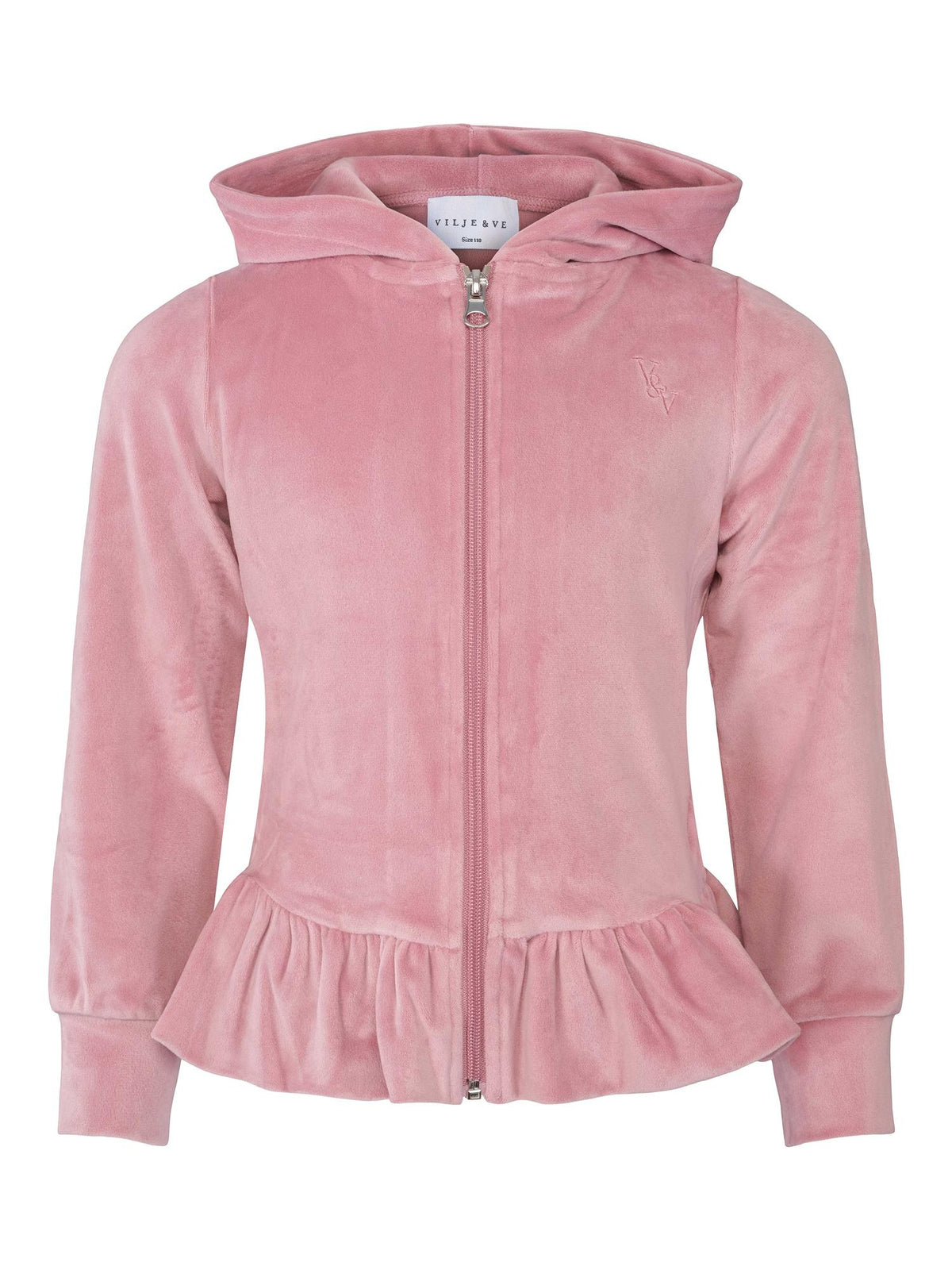 Vilje&Ve - Alma Velour Jacket - Rosa - Jente - 1-6 år