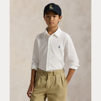 Ralph Lauren - Skjorte - Hvit - Gutt - strl. 8-18 år