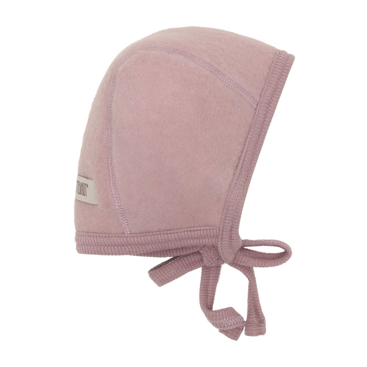 Huttelihut - Lue - Ullfleece - Rosa - Jente - str 0-12 mnd