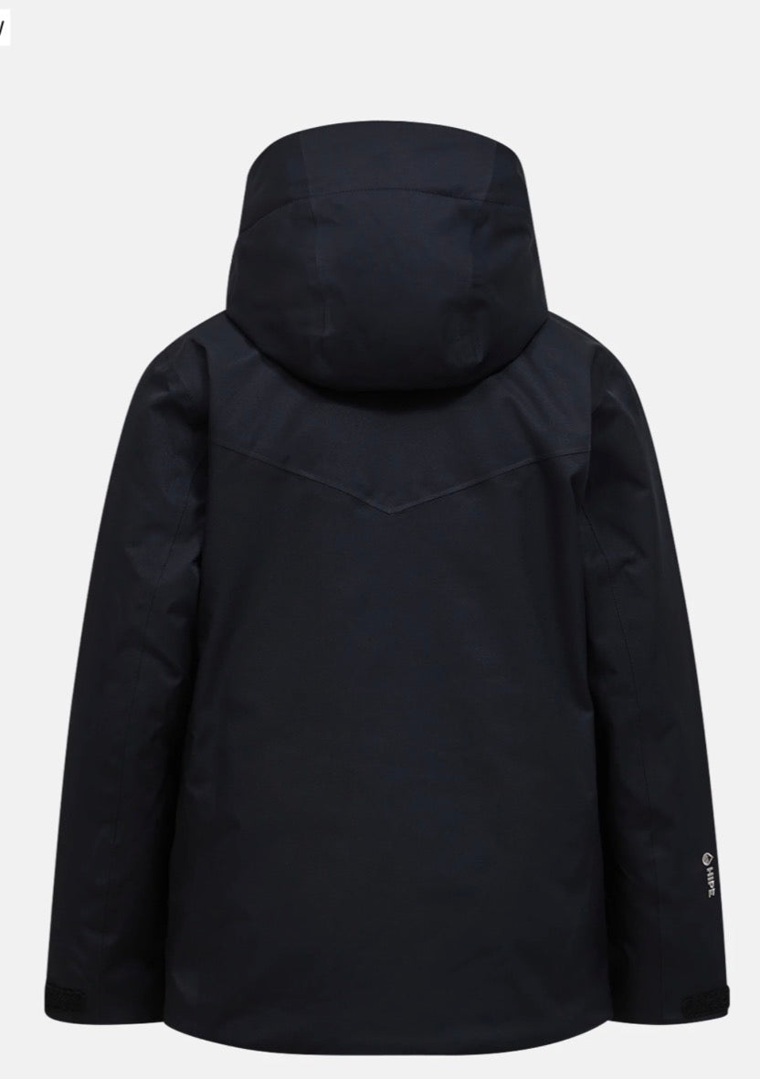 Peak - Jakke - Maroon - Unisex - Svart - str 150-170 cm
