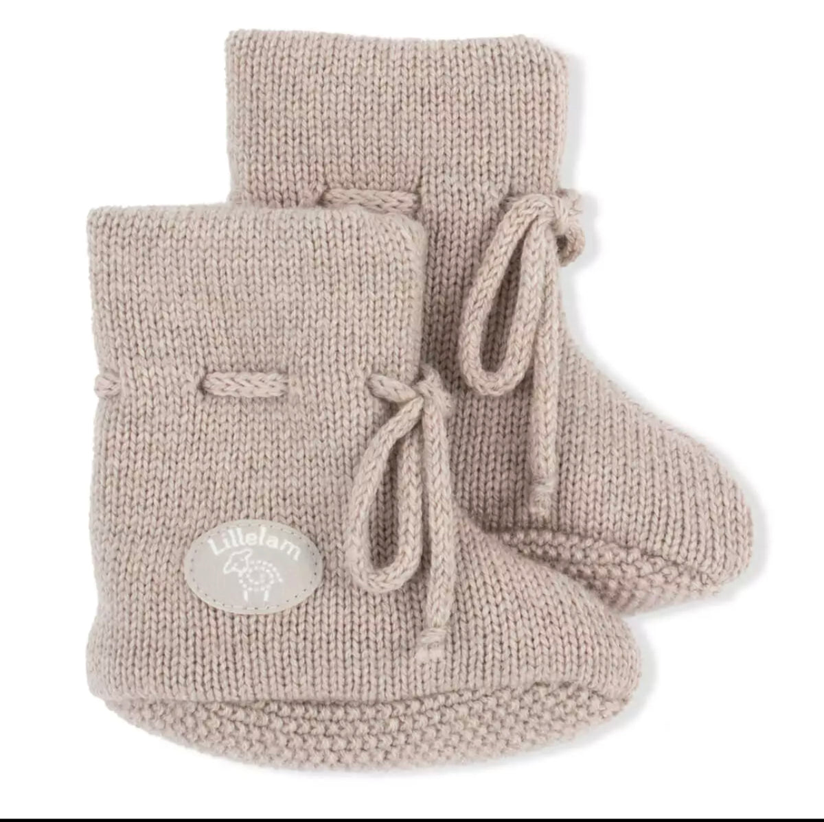 Lillelam – Classic babytøfler – Beige – Unisex – 50-80 cm