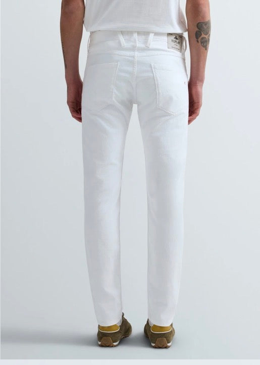 Replay – Anbass Jeans med slim fit – Hvite – Gutt – 12-16