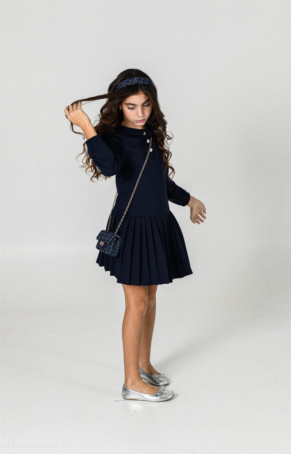 Prinsessefin - Mabel Dress - Blå - Jente - 2-12 år