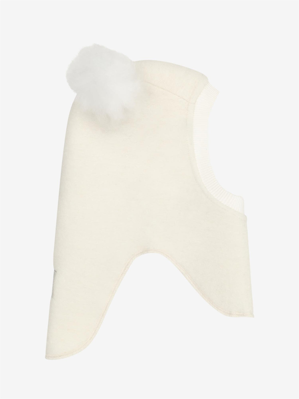 Huttelihut - Balaclava - Ull - Alpacca  dusker - Hvit - Unisex - 1-4 år