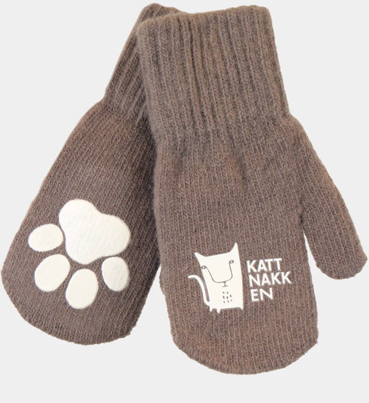 Kattnakken - Magiske ullvotter - Beige - Unisex - 1-8 år