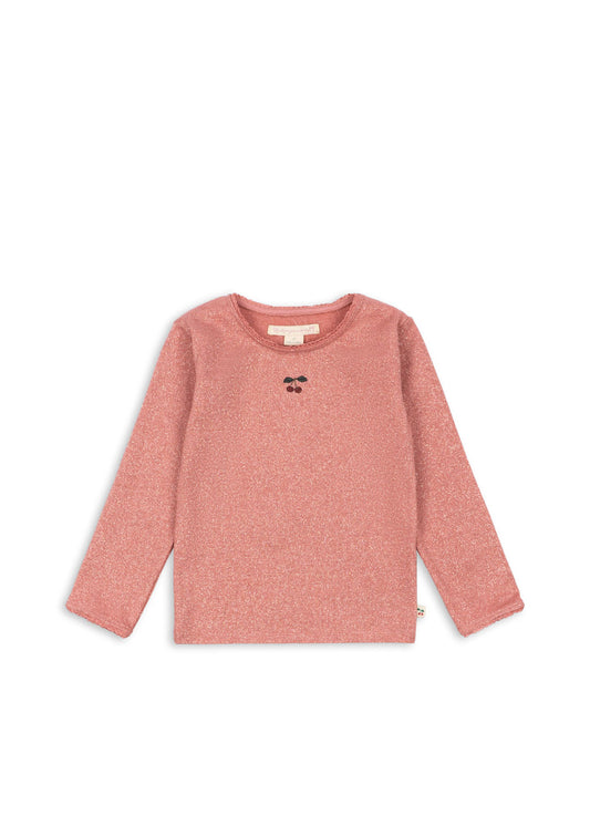 Konges Sløyd - Roli Glitter Blouse - Rosa - Jente - 1-10 år