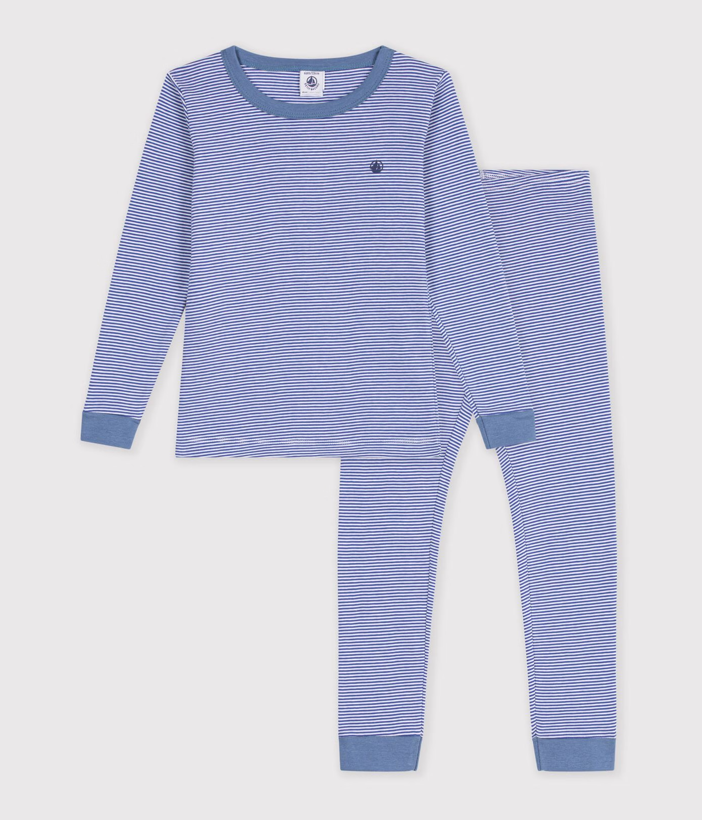 Petit Bateau - Pyjamas - Striper - gutt - 4-12 år