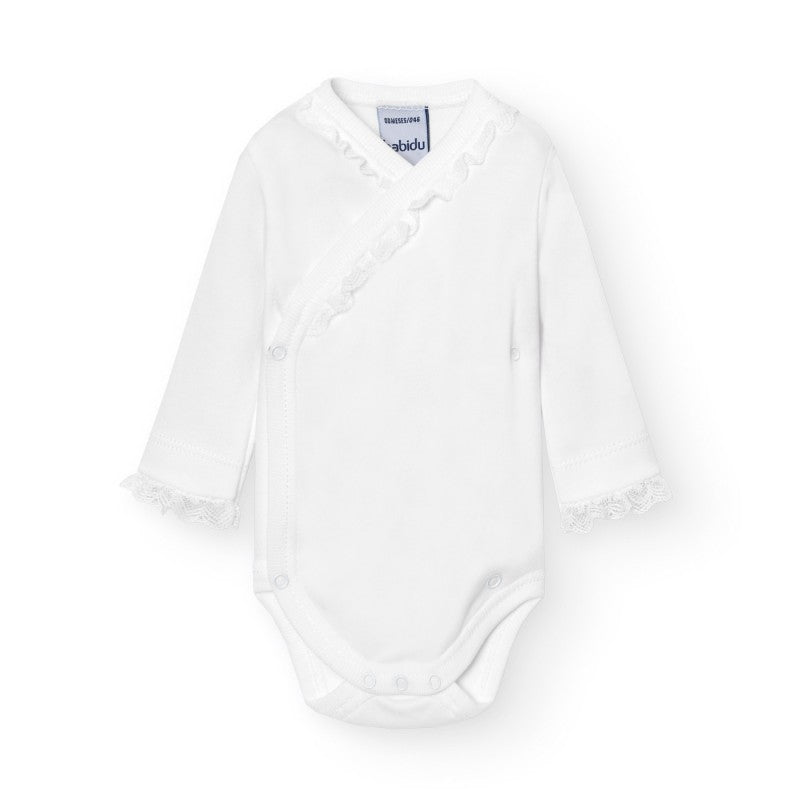 Babidu - Body - Hvit - Unisex - 1-12 mnd