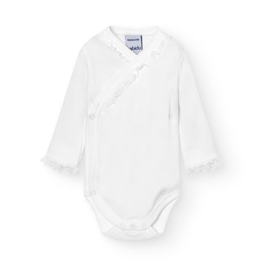 Babidu - Body - Hvit - Unisex - 1-12 mnd