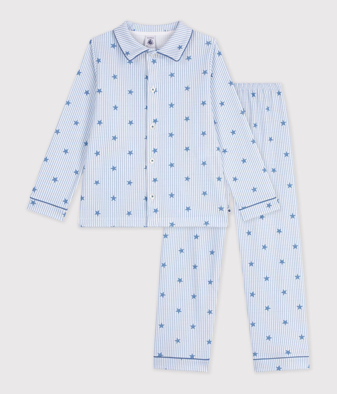 Petit Bateau - Pyjamas - Stjerner - Gutt - 2-6 år