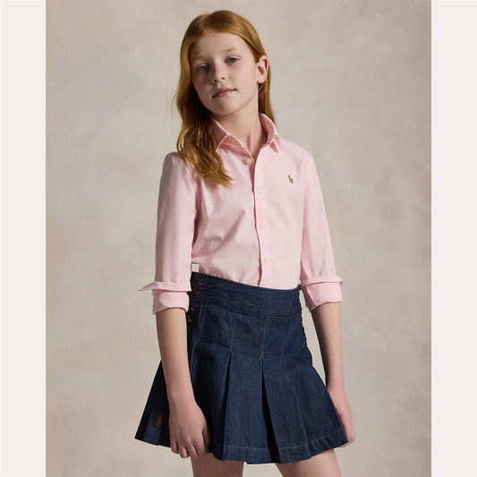 Polo Ralph Lauren - Oxford Skjorte - Rosa - Jente - 14-16 år