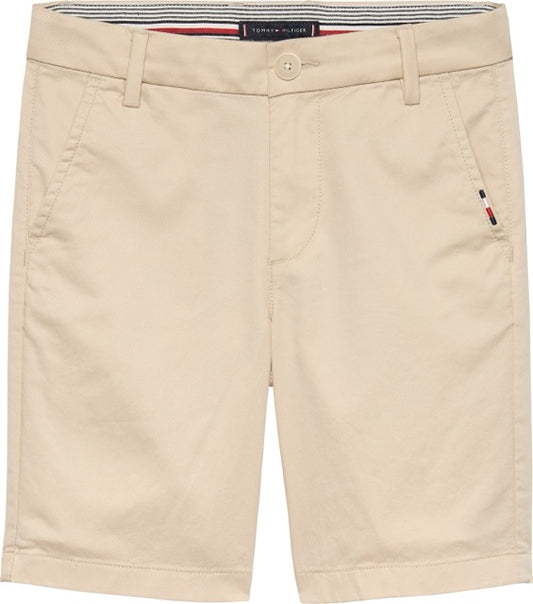 Tommy Hilfiger - Chinos shorts - Beige - Gutt - 8-16 år